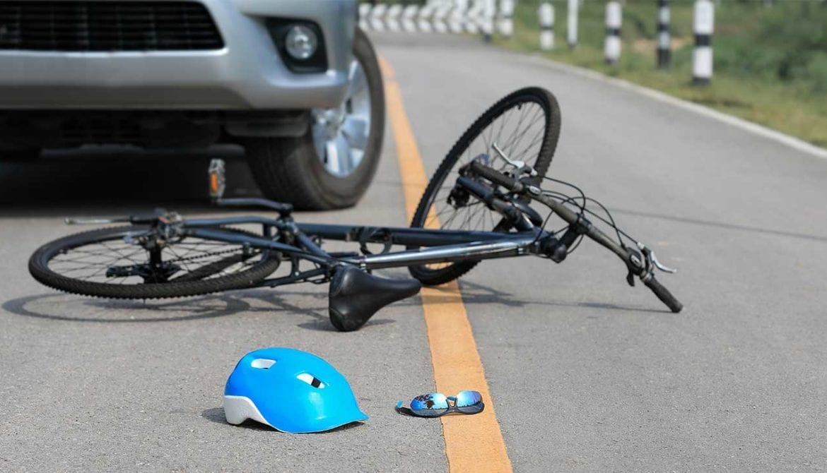 Bicycle Hit by a Car